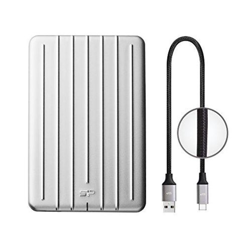 Xarici sabit disk silicon power phd,armor A75,1TB,SİLVER (SP010TBPHDA75S3S) — Bakı