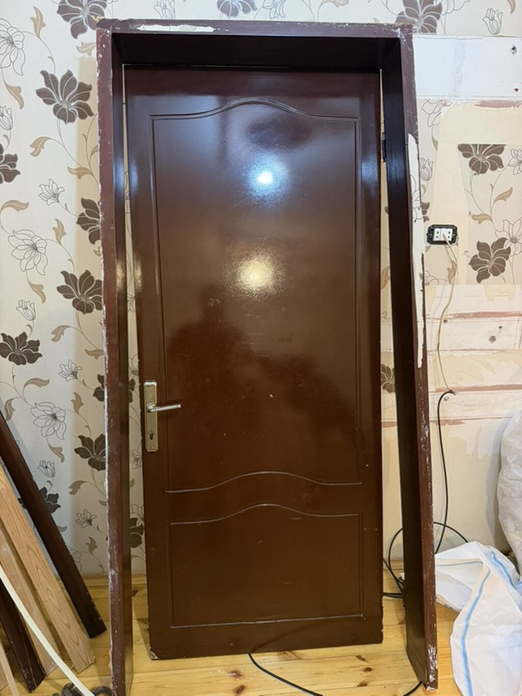 İç qapılar dəsti - Model: 2 ədəd interyer qapısı - Material: - 1-ci — Pəncərələr, qapılar, balkonlar, Digah (2)