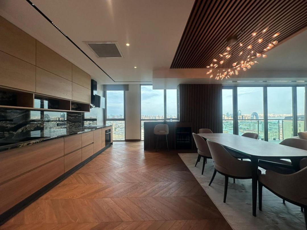 İcarəyə verilir 3 otaqlı yeni tikili 200 m² — Mənzil, Bakı (5)