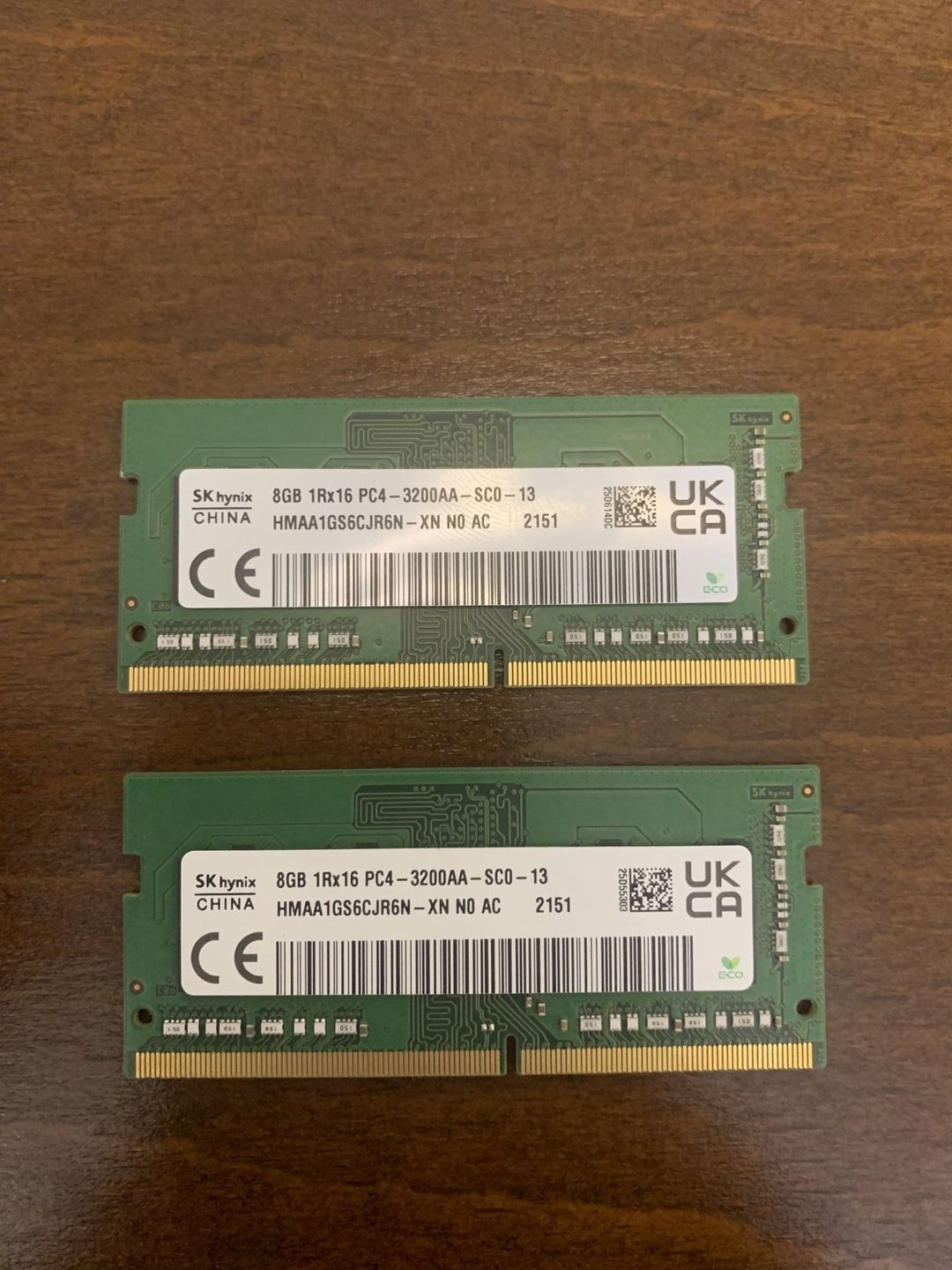 RAM DDR4 2x8GB 3200 SK Hynix — Kompüterlər və noutbuklar, Bakı