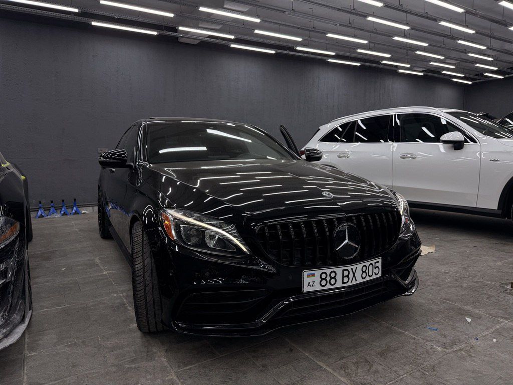Mercedes C 300, 2.0 L, 2018 il, 124 500 km 88-BX-805 — Avtomobillər, Bakı (5)
