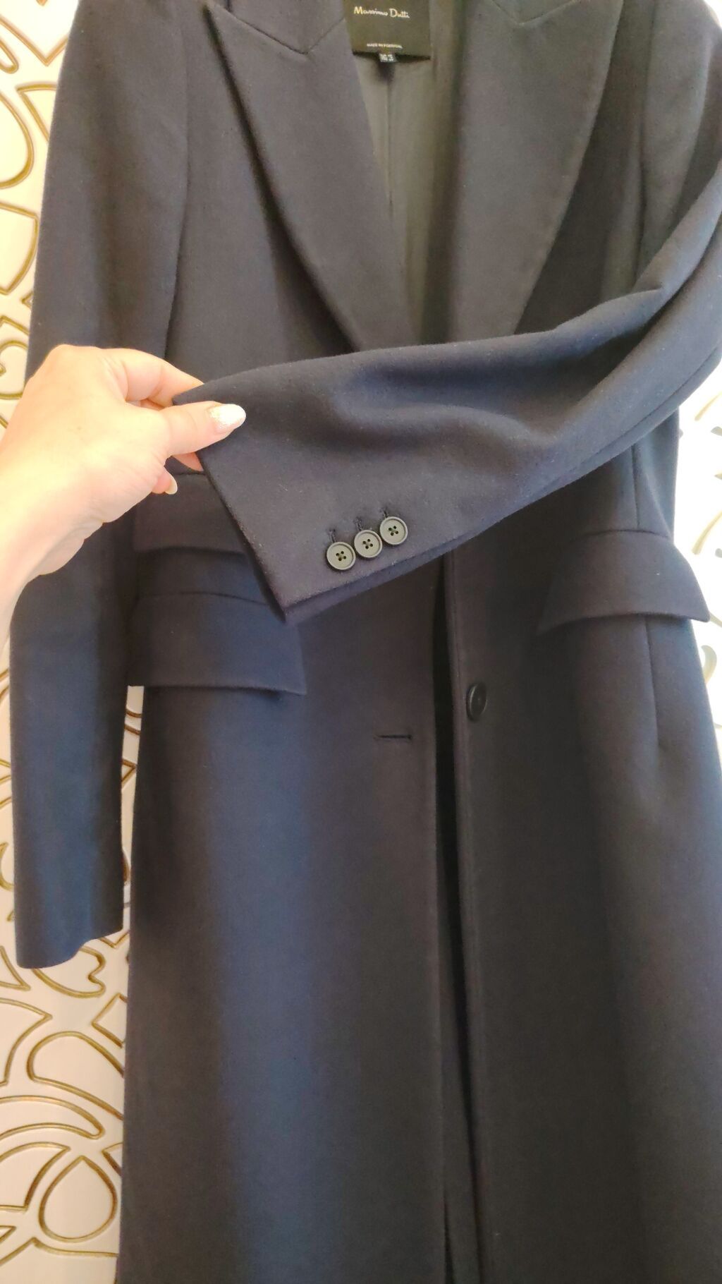 Palto, Massimo Dutti, M, rəng - Göy — Palto, Bakı (2)