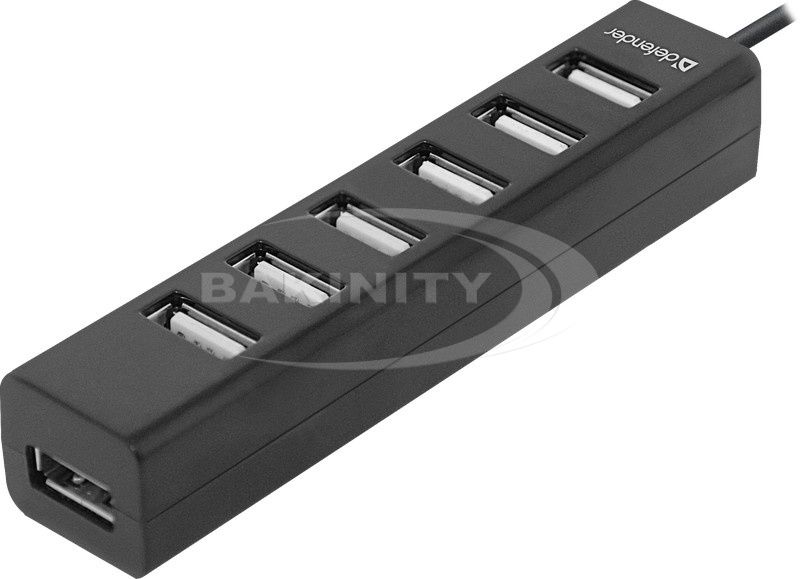 Defender USB Hub Quadro Swıft Universal USB 2.0, 7 ports (83203) — Kompüterlər və noutbuklar, Bakı