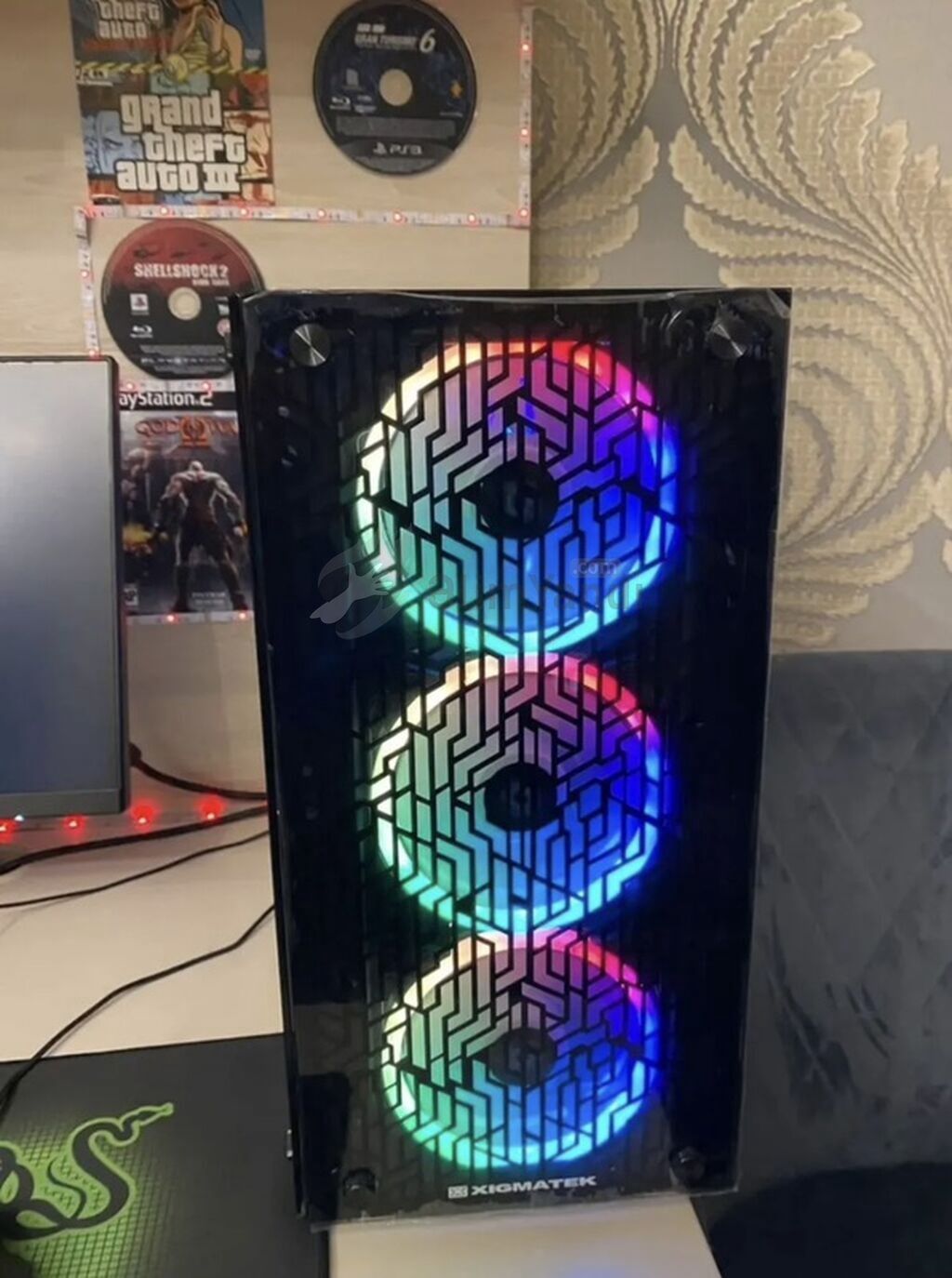 Gaming stolüstü kompüter seti Təcilii Satılır Elimyandi — Elektronika, Bakı (2)