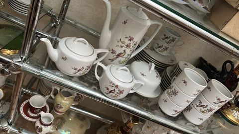 Çay dəsti, rəng - Ağ, Farfor, 6 nəfərlik — Xırdalan