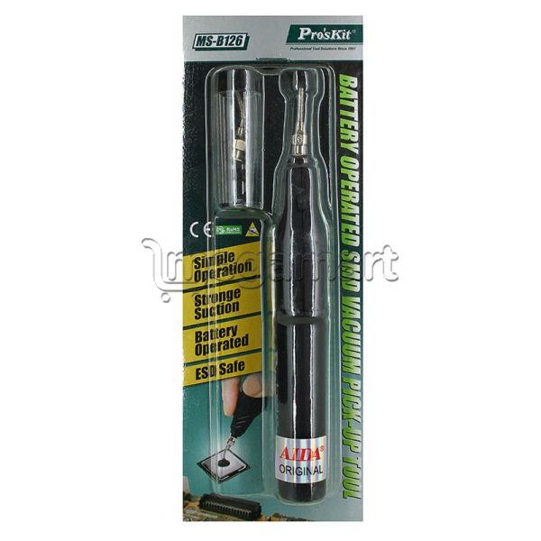 Vakuumlu pinset Pro'sKit MS-B126 (160 mm) — Elektronik komponentlər, Bakı (2)