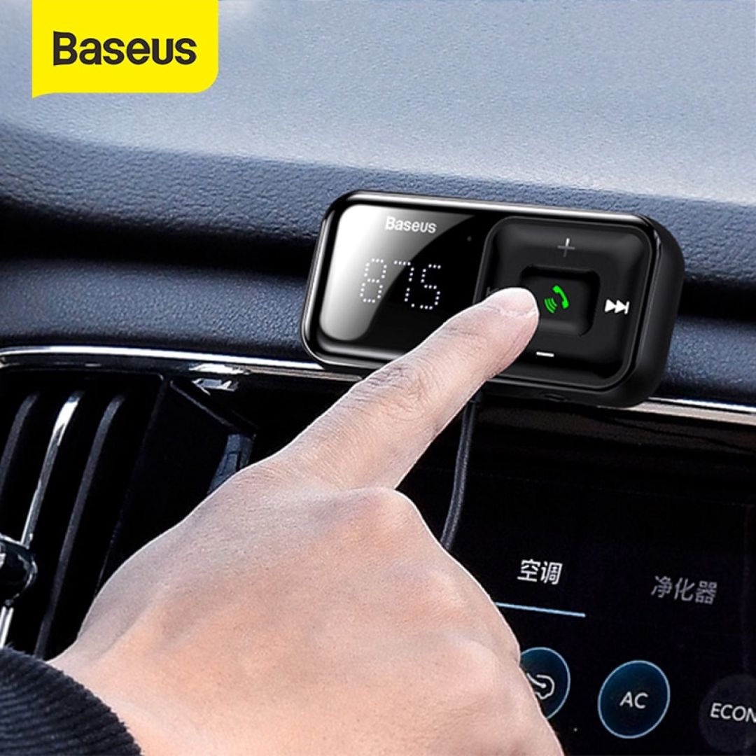 Baseus USB Avtomobil enerji ötürücüsü FM Transmitter Bluetooth Modulyator — Avtomobil aromolayıcıları, Bakı (3)