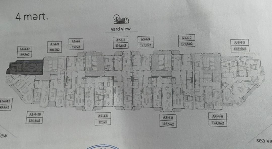 Satılır 3 otaqlı yeni tikili 159.3 m² — Mənzil, Bakı (2)
