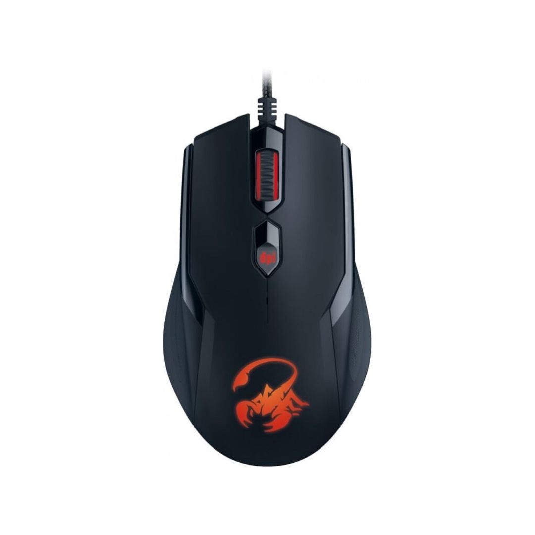 Ammox X1-400, USB mouse, 4-Button,12 Macros,400-3,200 dpi,4 game profiles 31040033104-N — Klaviaturalar və siçanlar, Bakı (2)
