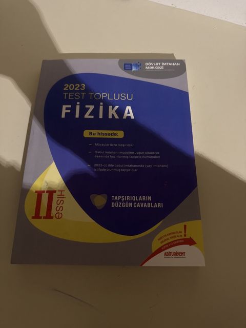 Test toplusu Fizika — Bakı