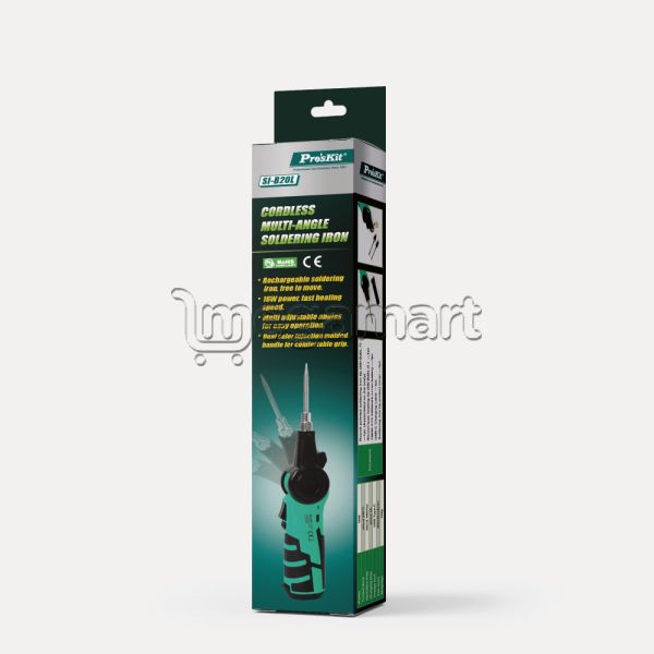 Akkumulyatorlu lehim aparatı Pro'sKit SI-B20L Cordless Multi-Angle Soldering Iron — Lehimlə avadanlığı, Bakı (3)