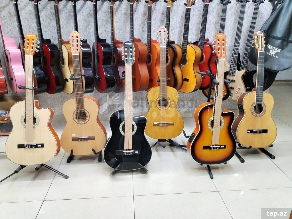 Klassik gitara, Yeni, Ünvandan götürmə — Musiqiə alətləri, Bakı (8)