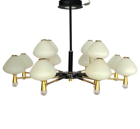 Asma çilçıraq Şəms Aydınlatma 85096, 12 LED, qızılı/qara, iki mərtəbəli, 75x65 sm - LED8695-8+4 — 210 ₼ · Bakı · Mallar Asma çilçıraq Şəms Aydınlatma 85096, 12 LED, qızılı/qara, iki mərtəbəli, 75x65 sm - LED8695-8+4 — Bakı