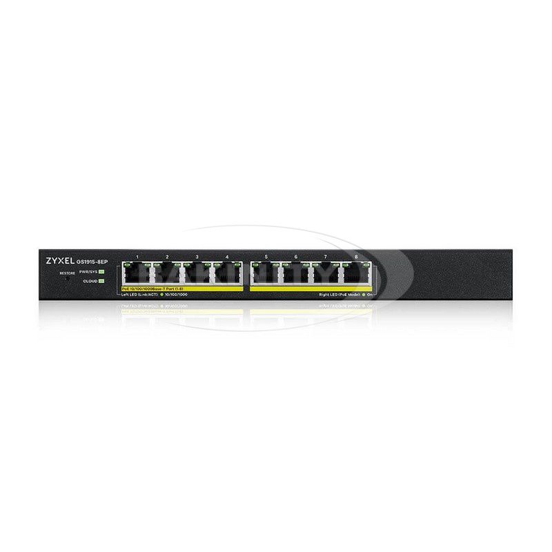 Switch Zyxel NebulaFlex Smart L2 (GS1915-8EP-EU0101F) — Kommutatorlar və marşrutlayıcılar, Bakı