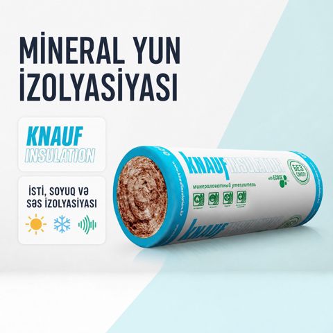 Knauf mineral yun izolyasiya materialı — Bakı