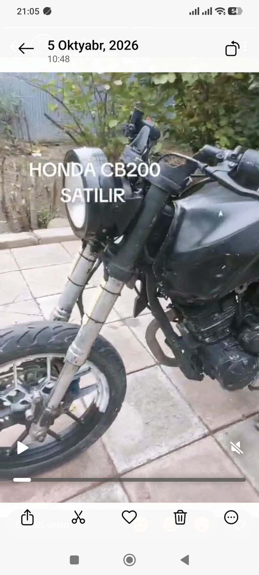 Honda - CB200, 200 sm3 — Motosikletlər, Güzdək (5)