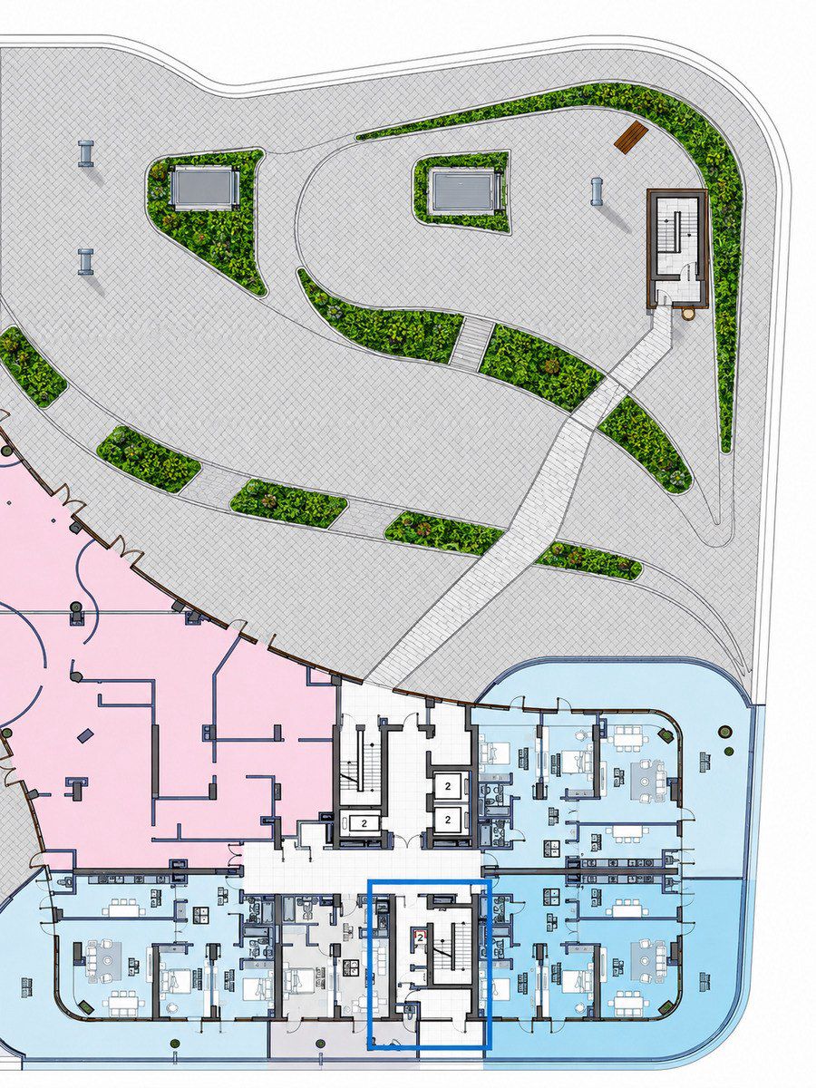 Satılır 2 otaqlı yeni tikili 95 m² — Mənzil, Bakı (5)