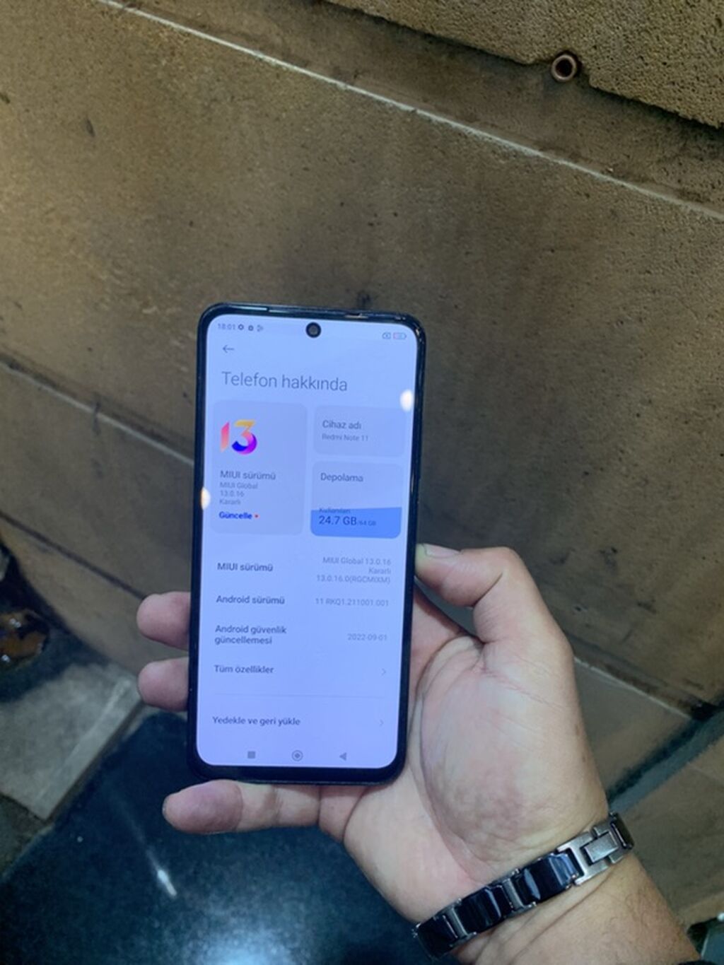 Redmi Note 11, 64 GB, rəng - Boz, İki sim kartlı — Xiaomi, Bakı (5)