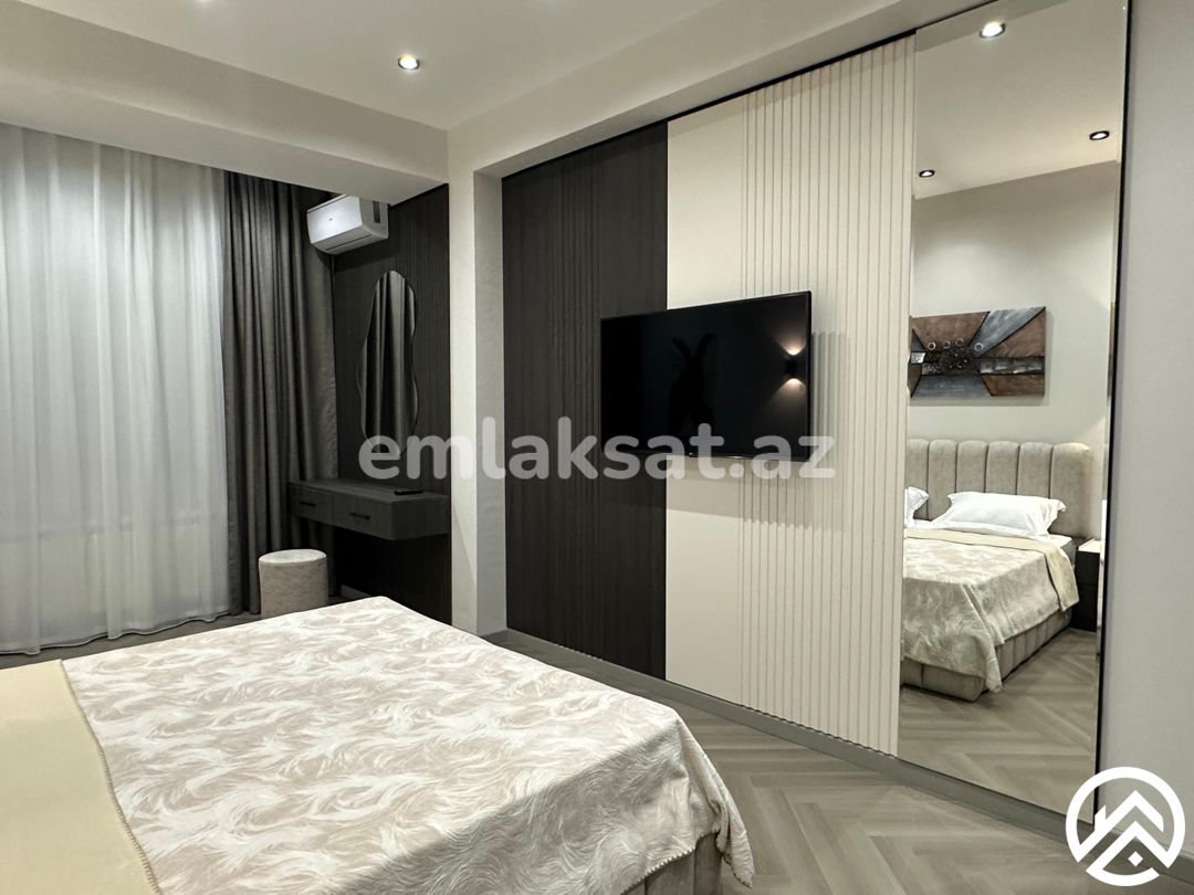 Kirayə (aylıq) 3 otaq yeni tikili 90 m², Nəsimi — Mənzil, Bakı (7)