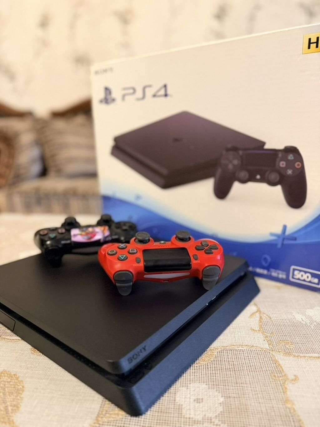 Sony PlayStation 4 Slim oyun konsolu - Model: PS4 Slim, Jet Black — Oyun konsolları, Digah (3)