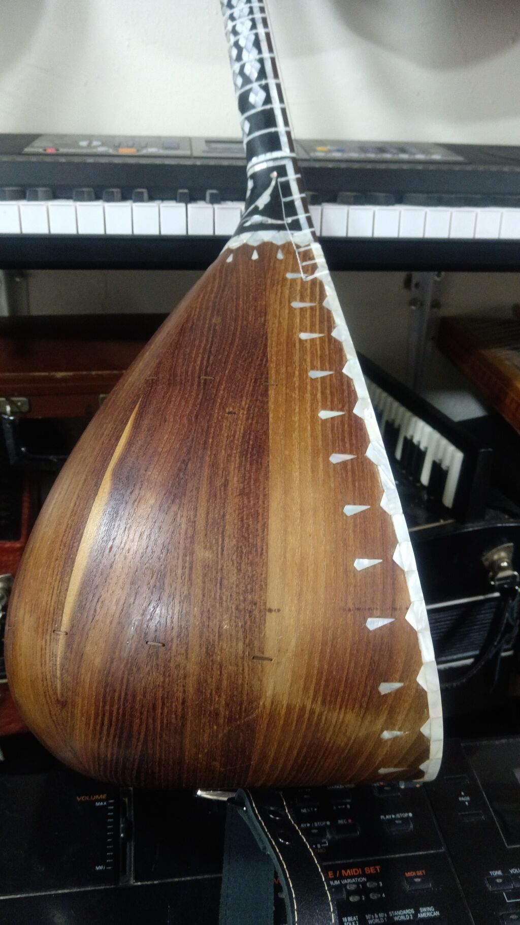 Sədəfli super saz — Gitarlar və digər simli alətlər, Bakı (3)