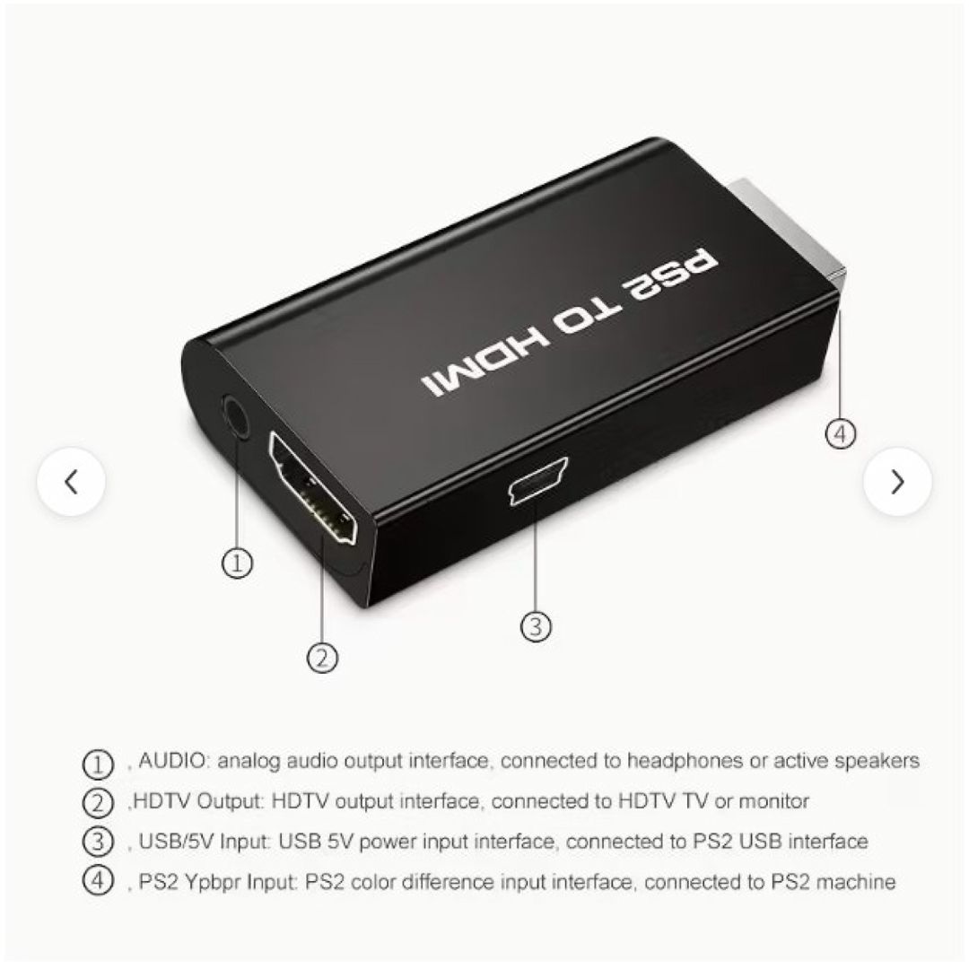 PS2-dən HDTV-yə çevirici adapter — Telefonlar və qadjetlər, Bakı (3)