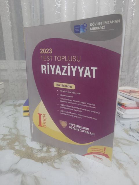 Məhsul: DİM “Riyaziyyat – Test Toplusu”, I hissə, 2023 Təsvir — Masazır