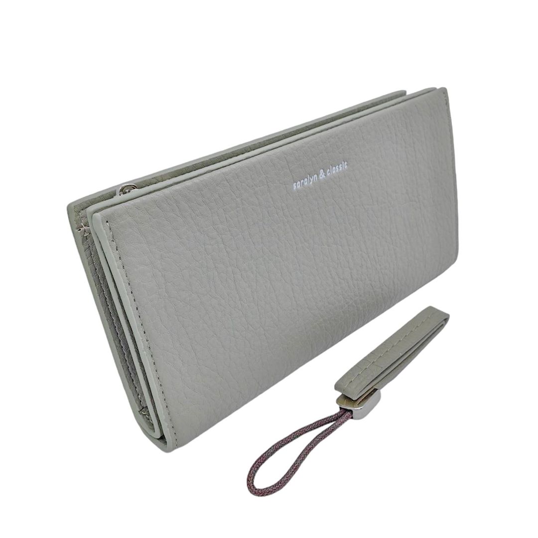 Qadınlar üçün süni dəri pul kisəsi Saralyn C-1222_GREY_1, boz — Mallar, Bakı