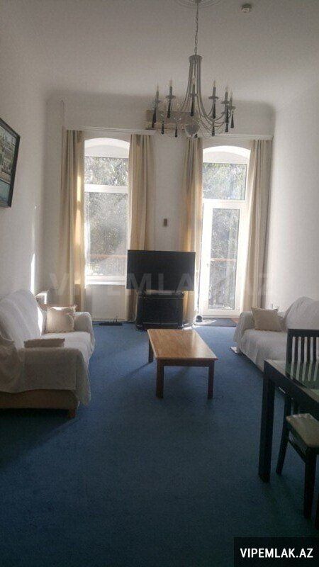 Səbail rayonunda 2 otaqlı Köhnə tikili Kirayə verilir, 80 m² — Mənzil, Bakı (2)
