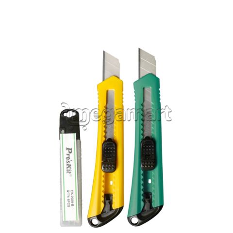 İki dəftərxana bıçağı və ehtiyat bıçaq dəsti Pro'sKit PD-523 — 7.8 ₼ · Bakı · Mallar İki dəftərxana bıçağı və ehtiyat bıçaq dəsti Pro'sKit PD-523 — Bakı