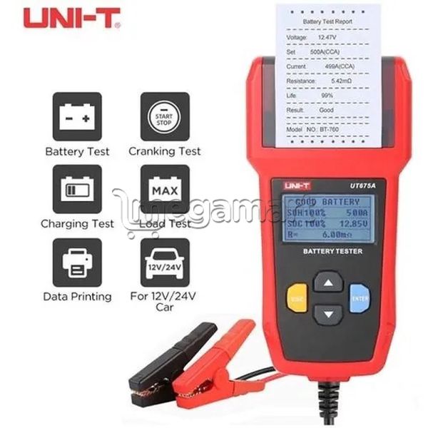 Avtomobil akkumulyatoru testeri Unı-t UT675A — Sənaye, Bakı