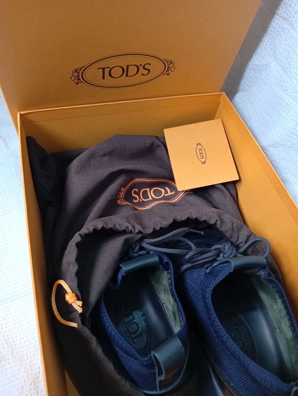 100 manat. Tünd göy rəngli kişi Tod's ayaqqabıları "Tod's Run 63K — Ayakkabılar, Bakı (2)