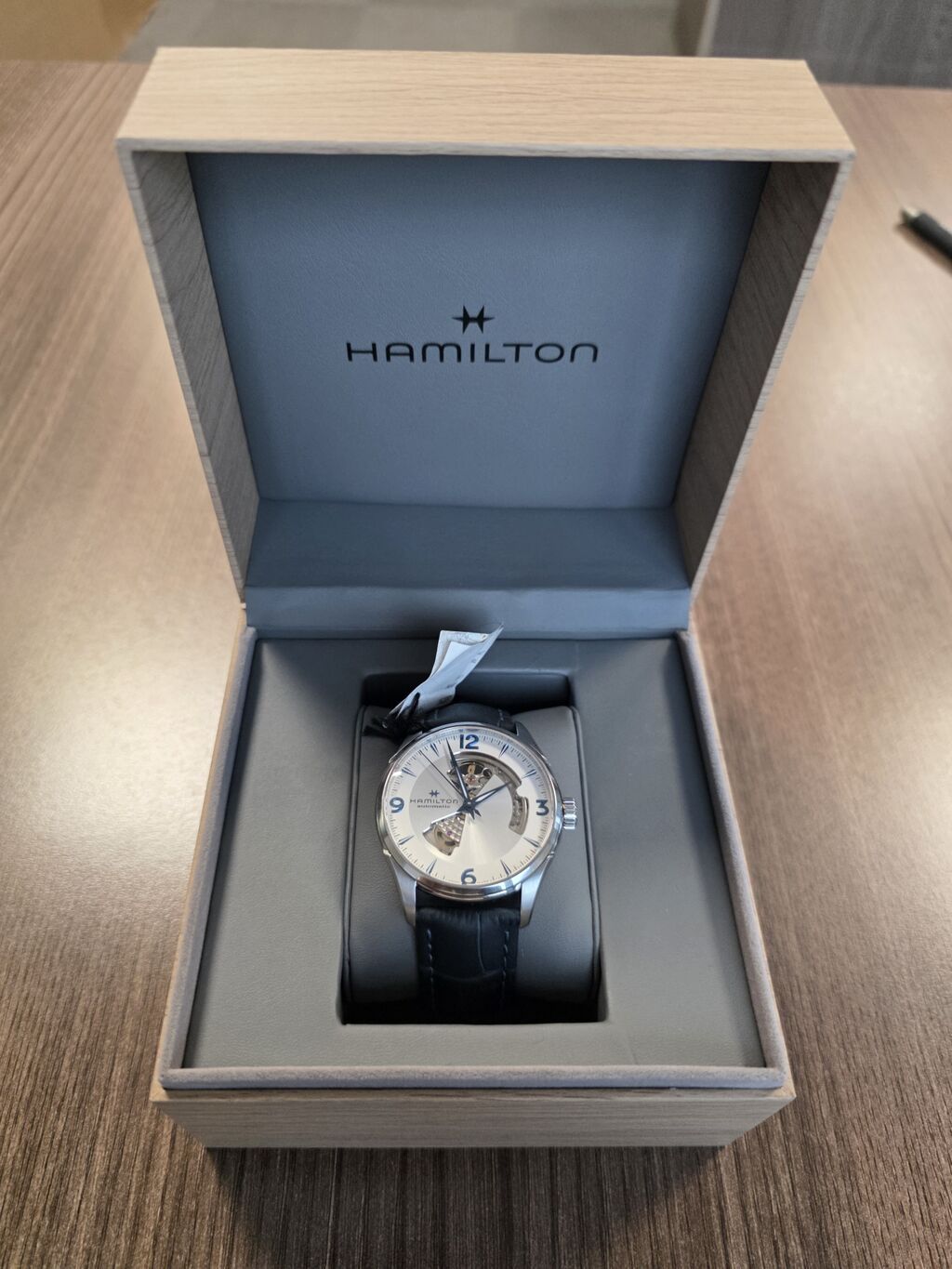 Hamilton Jazzmaster Open Heart 42 mm Automatic qol saatı - Mexanizm — Qol saatları, Bakı (5)