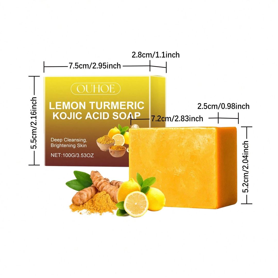 Bərk sabun Ouhoe Lemon Turmeric Kojic Acid, 100 q — Mallar, Bakı (2)