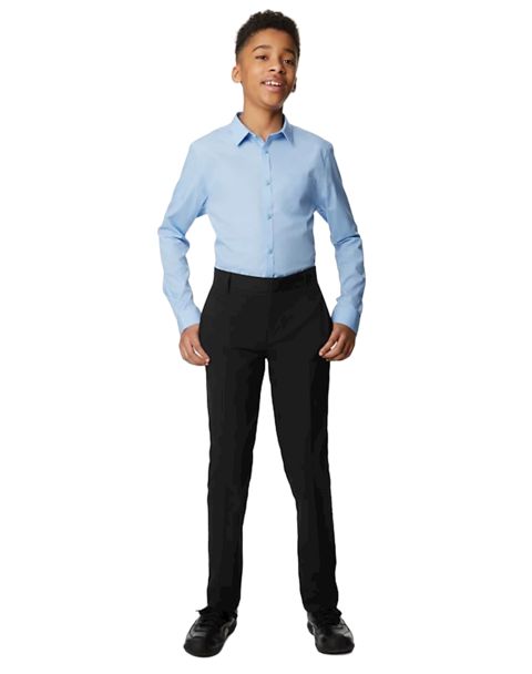 Oğlanlar üçün məktəbli şalvarı Marks & Spencer trousers, qara, polyester/viskoz, ölçü 12-13 yaş — Bakı