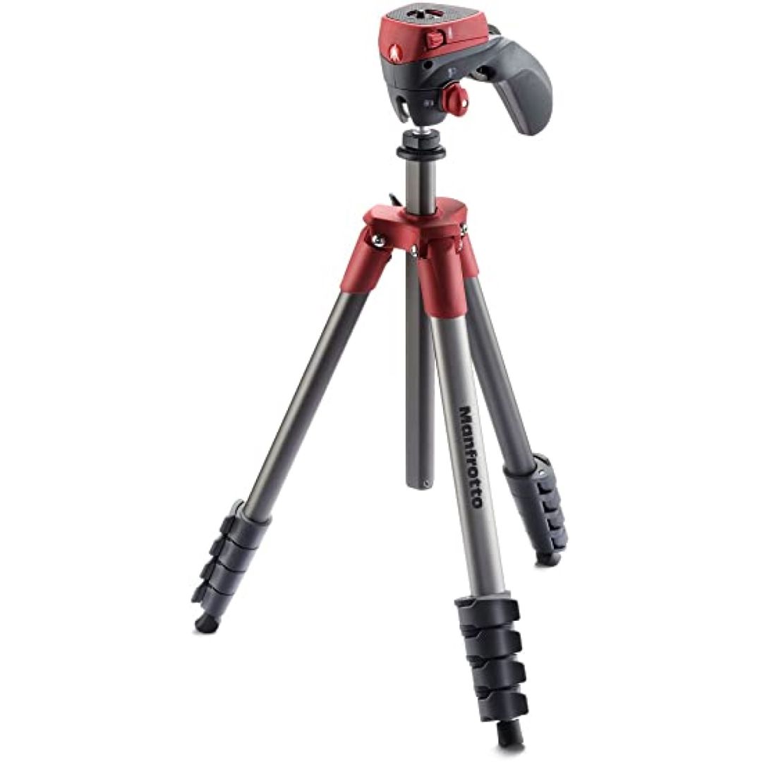 Ştativ manfrotto compact action red mkcompactacn-rd-n — Stendlər və tripodlar, Bakı (2)