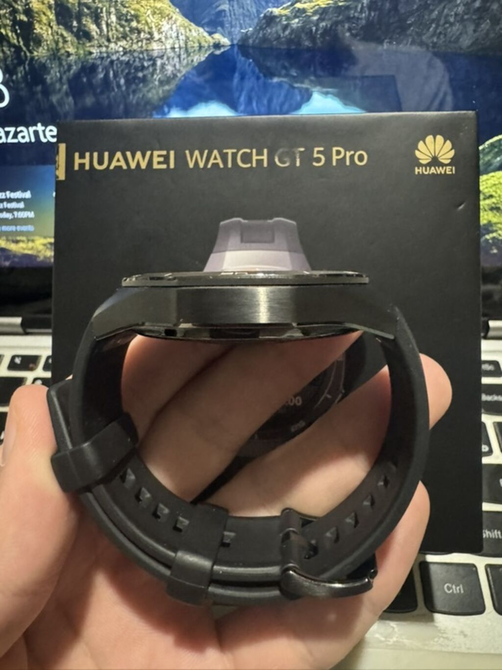 Huawei Watch GT 5 Pro ağıllı saat Tam ideal veziyyetde, 1 eded kemer — Ağıllı saatlar, Bakı (6)