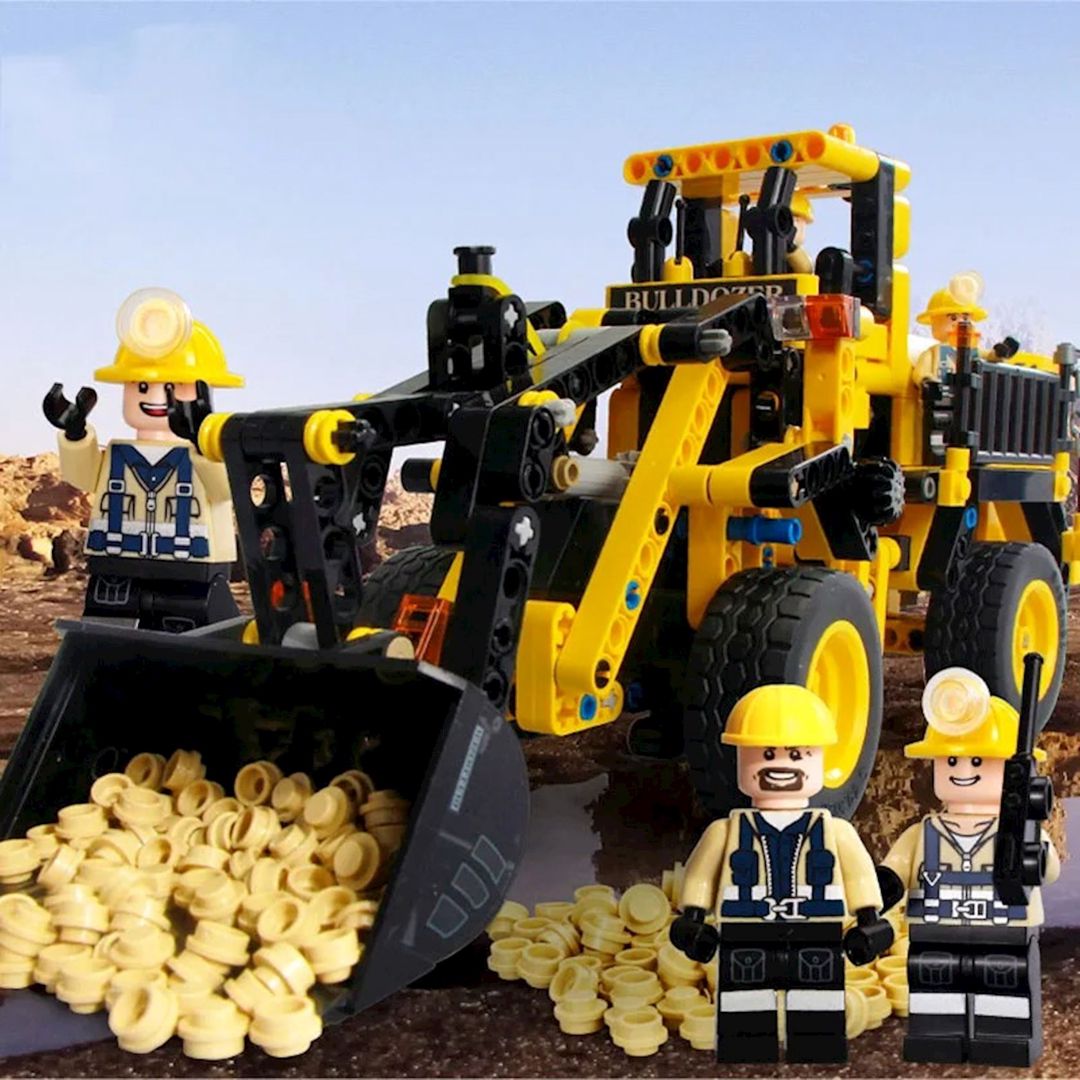 Konstruktor Technique Buldozer 701701, 688 element, 6+ yaş — Mallar, Bakı (2)