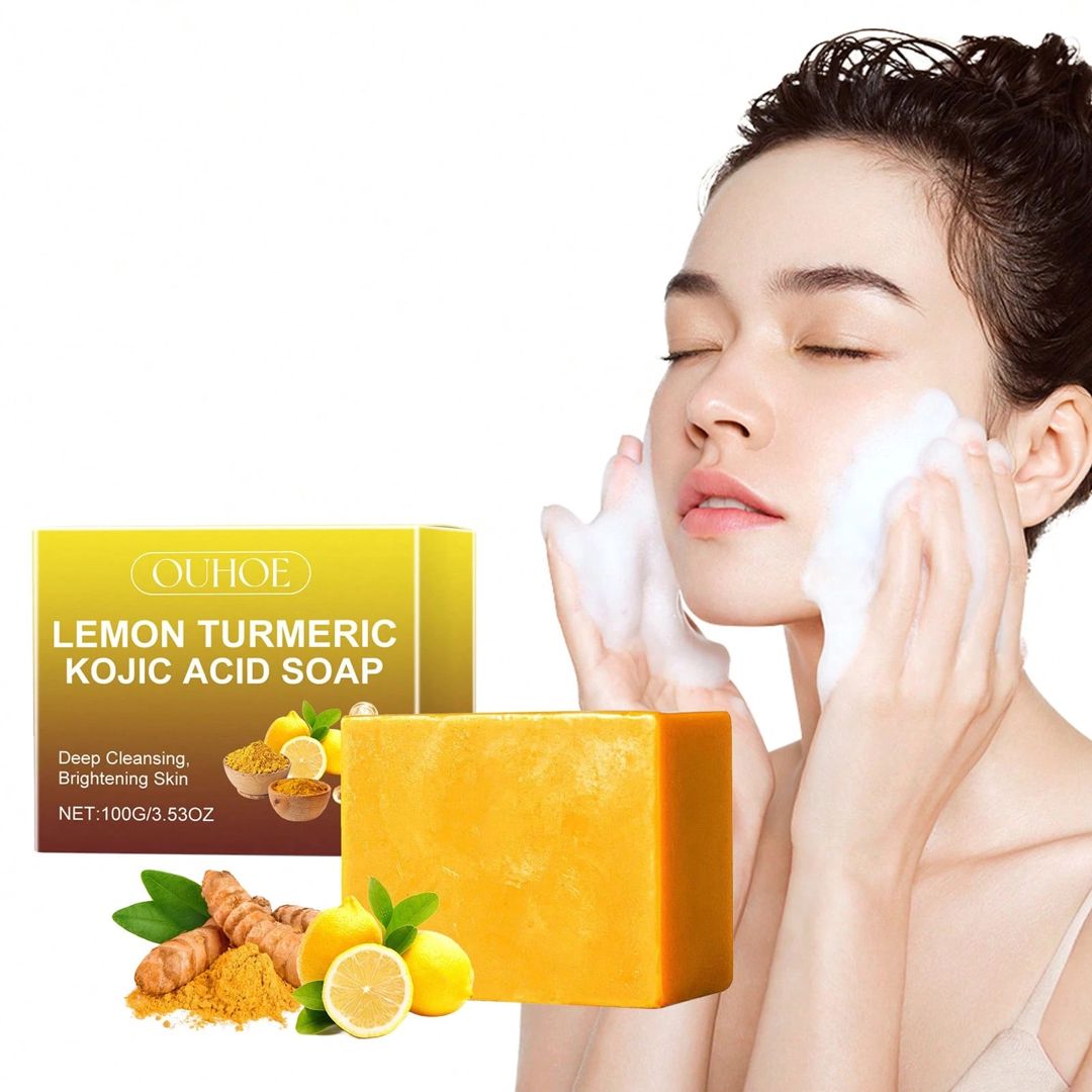 Bərk sabun Ouhoe Lemon Turmeric Kojic Acid, 100 q — Mallar, Bakı