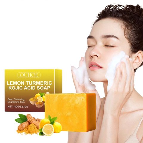 Bərk sabun Ouhoe Lemon Turmeric Kojic Acid, 100 q — Bakı