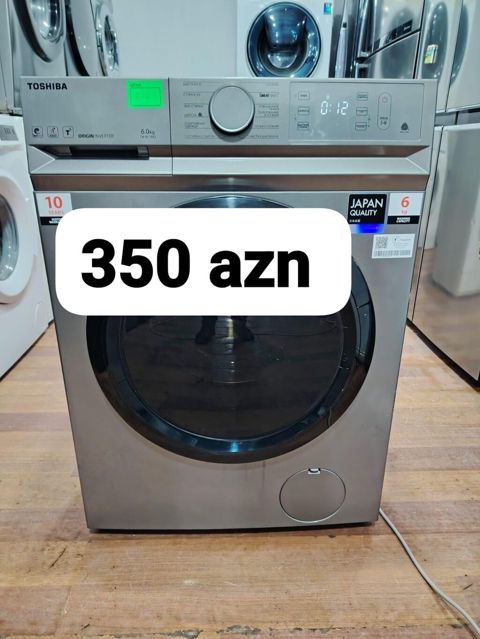 Paltaryuyan maşın Toshiba, 6 kq, İşlənmiş, Avtomat, Qurutmasız, Kredit yoxdur, Ünvandan götürmə, Pulsuz çatdırılma — 350 ₼ · Digah · Çamaşır maşınları Paltaryuyan maşın Toshiba, 6 kq, İşlənmiş, Avtomat, Qurutmasız, Kredit yoxdur, Ünvandan götürmə, Pulsuz çatdırılma — Digah