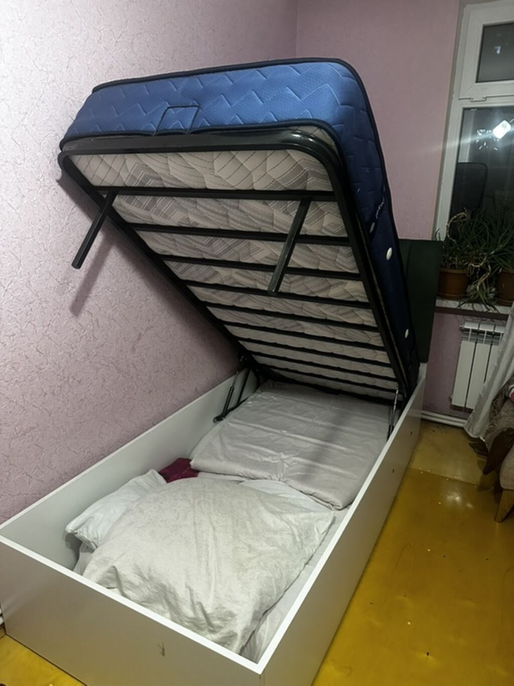 Yüksələn mexanizmalı tək nəfərlik çarpayı və matras dəsti - Ölçü — Yataqlar, Sumqayıt (2)