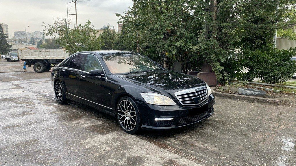 Mercedes S 500, 5.5 L, 2008 il, 157 000 km — Avtomobillər, Bakı (4)