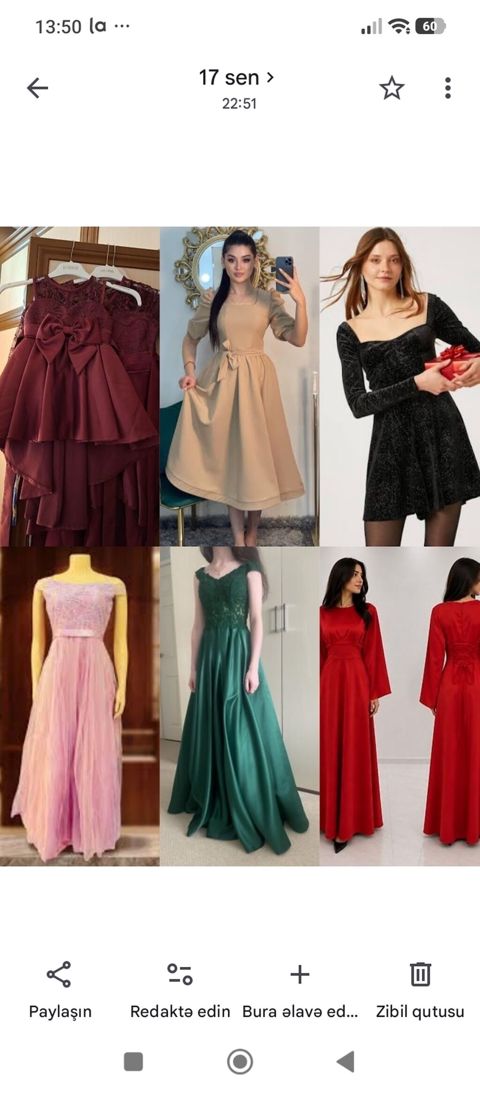 Qadın geyimləri – müxtəlif model və rənglərdə ziyafət və gündəlik — 50 ₼ · Digah · Axşam paltarları Qadın geyimləri – müxtəlif model və rənglərdə ziyafət və gündəlik — Digah