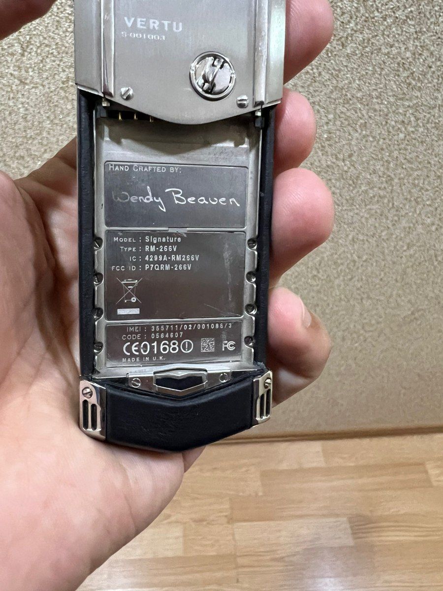 Vertu Signature S Design Black and White 4GB — Smartfonlar, Bakı (7)