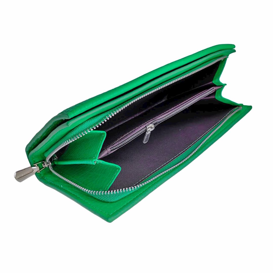 Qadınlar üçün süni dəri pul kisəsi Saralyn C-1222_GREEN_1, yaşıl — Mallar, Bakı (3)
