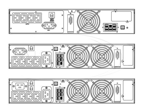 UPS Powercom Online Macan MRT - 1000 Rack & Tower — UPS, Bakı (2)