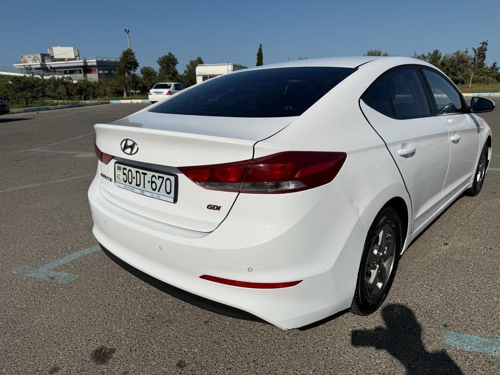 Hyundai Avante, 1.6 L, 2016 il, 128 517 km 50-DT-670 — Avtomobillər, Bakı (7)