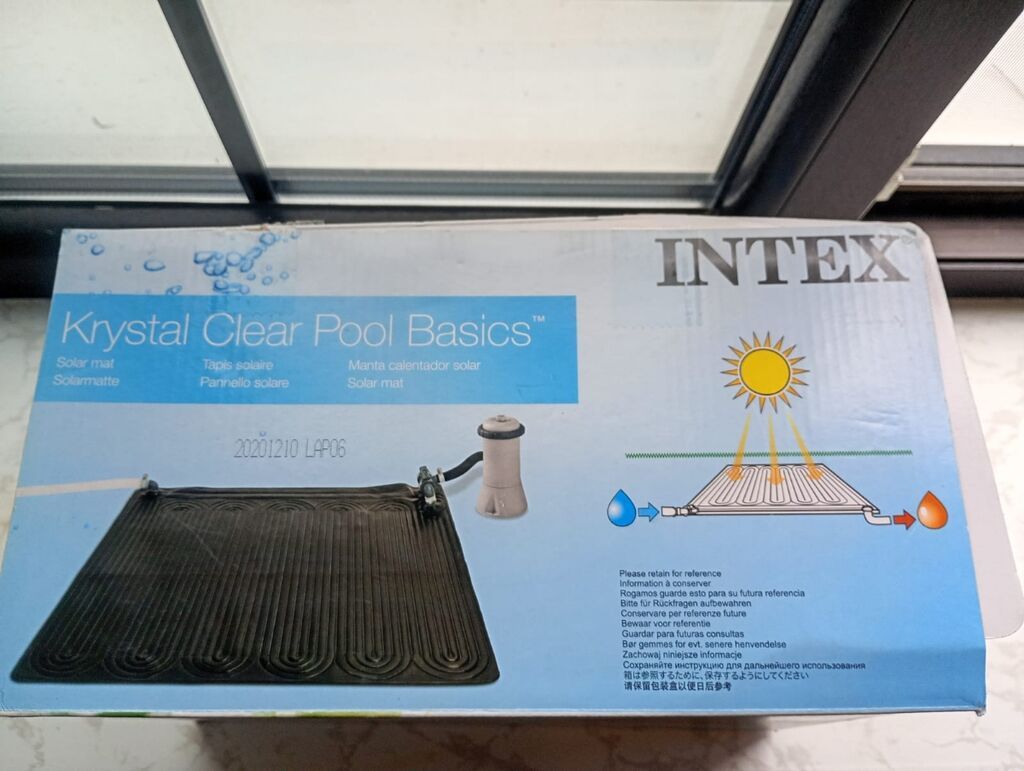INtex Krystal Clear Pool Basics – Günəş enerjili hovuz isidici mat — Günəş panelləri, Bakı (2)