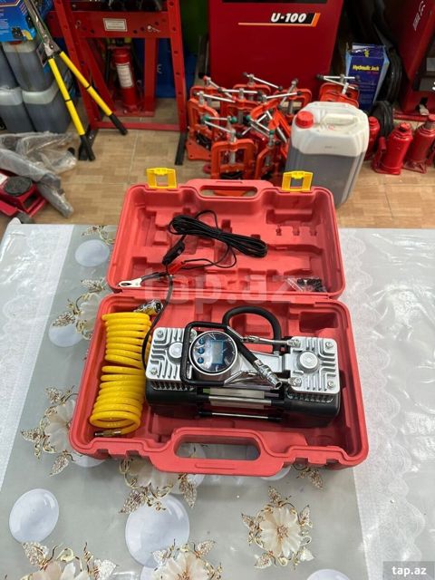 Təkər nasosu elektron göstəricili 2 porşenli (kod: el55378-58) — Bakı